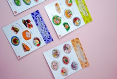 Sticker Phanhshi 9x10,5 (4 mẫu: Bữa Ăn Sáng, Bữa Cơm Gia Đình, Đồ Ăn Vặt, Bữa Ăn Tết)