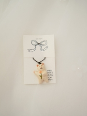 Dây chuyền gốm mèo Haru Craft