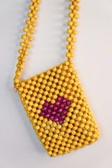 Túi Beaded Heart Maru