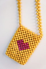 Túi Beaded Heart Maru