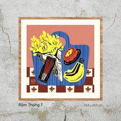 Tranh Summer Project No.8 Rằm Tháng 7 ( 24.5 cm x 24.5 cm )