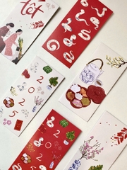 Set 6 lì xì tết 2025 Mai Lê