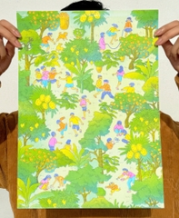Poster Vườn Lộn Xộn