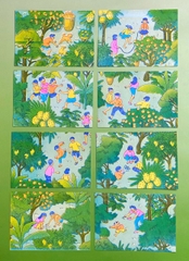 Postcard Vườn Lộn Xộn