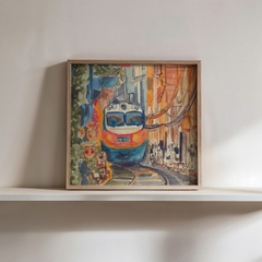 Tranh vuông Mai Lê Việt Nam