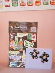 Sticker Ma Men A5 Mộc Trà