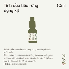 ( Dạng xịt ) Tinh dầu tiêu rừng Măng Đen forest pepper essential oil Chế