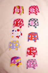 Set stickers Líu Lô x Mai Lê ghế