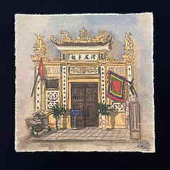 Tranh giấy dó Líu Lô x Mai Lê Đình Hà Vĩ