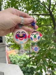 Móc khoá mặt nạ tre Mai Lê x Líu Lô