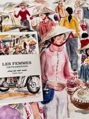 Set 8 Thiệp Tao Les Femmes Vietnamiennes Phụ Nữ Việt Nam