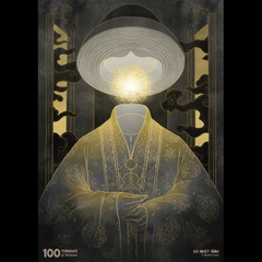 Tranh in giấy dó - "100 Threads of Vietnam" A5 Linh Luong Studio