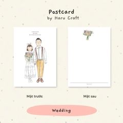 Thiệp Haru Postcard_Wedding