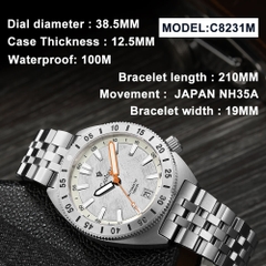 Đồng Hồ Nam Cadisen C8231M1 Automatic