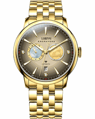 Đồng Hồ Nam Lobinni No.19015-3 Automatic (Mạ Vàng 24k)