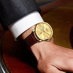 Đồng Hồ Nam Lobinni No.19015-1 Automatic (Mạ Vàng 24k)