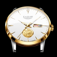 Đồng Hồ Nam Kassaw K355G2 Automatic (Mạ vàng 24k)