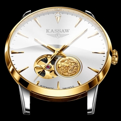 Đồng Hồ Nam Kassaw K555G2 Automatic (Mạ vàng 24k)