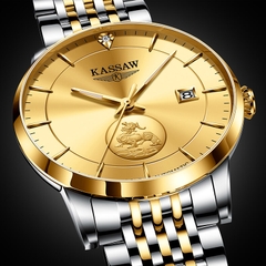 Đồng Hồ Nam Kassaw K666G1 Automatic (Mạ vàng 24k)