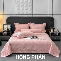 Ga gối cotton linen 5 món siêu mềm thoáng mát, vỏ chăn chần có thể lồng thêm được ruột