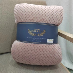 [Chăn Mỹ] Chăn Lông Thỏ AMARI Kích Thước Châu Âu 228x228cm Siêu Mềm Tuyệt Đối Không Rụng Lông