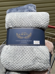 [Chăn Mỹ] Chăn Lông Thỏ AMARI Kích Thước Châu Âu 228x228cm Siêu Mềm Tuyệt Đối Không Rụng Lông