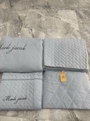 Bộ chăn ga gối Cotton linen 3 chiều Magnetic Mark Jacob trần bông cao cấp