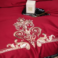 bộ chăn ga gối cotton lụa cưới cao cấp