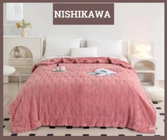 Chăn Len Lông Cừu Nhật Bản Nishikawa Cao Cấp Chính Hãng Trọng Lượng 2,4kg 2m x 2m3 VuaChanGa