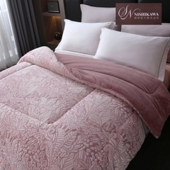 Chăn Lông Cừu 5D CHANVRE Nishikawa cao cấp 4.5k, kích thước 2x2m3