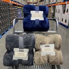 [Chính hãng] Chăn lông cừu KIRKLAND Mỹ Costco chăn rộng BIG SIZE Queen giá ưu đãi VuaChanGa