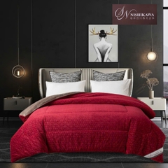 Chăn lông cừu 4D CINDY Nishikawa cao cấp 2m2 x 2m4, nặng 5kg