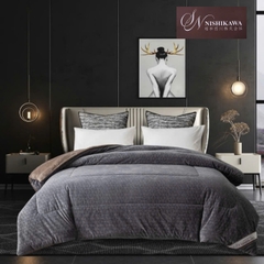 Chăn lông cừu 4D CINDY Nishikawa cao cấp 2m2 x 2m4, nặng 5kg