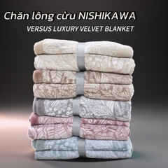 CHĂN LÔNG CỪU 5D NHUNG SỮA