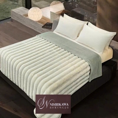 Chăn lông cáo sóng Ngọc Nishikawa Pro sang trọng, Siêu Ấm