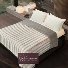Chăn lông cáo sóng Ngọc Nishikawa Pro sang trọng, Siêu Ấm