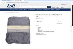 [Chăn Mỹ] Chăn Lông Member Seletion Mỹ 228x228cm, nặng 1.6kg Không Rụng Lông VuaChanGa