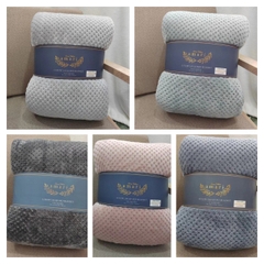 [Chăn Mỹ] Chăn Lông Thỏ AMARI Kích Thước Châu Âu 228x228cm Siêu Mềm Tuyệt Đối Không Rụng Lông