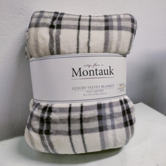 [Chăn Mỹ] Chăn lông thỏ Blanket Montauk Luxury Siêu Mềm, Không Rụng Lông, Khổ Rộng Châu Âu 228x228cm