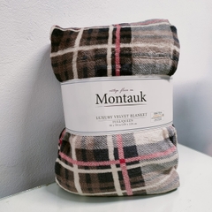 [Chăn Mỹ] Chăn lông thỏ Blanket Montauk Luxury Siêu Mềm, Không Rụng Lông, Khổ Rộng Châu Âu 228x228cm