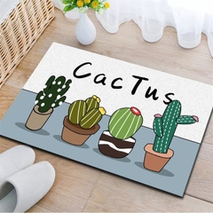 Thảm lau Chân chống trượt hình thú thấm nước cao cấp 3d 40x60cm