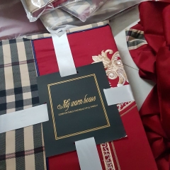 bộ chăn ga gối cotton lụa cưới cao cấp