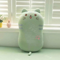 Gối Cao Su Non Băng Lạnh Bụng Mèo Họa Tiết Đáng Yêu Chất Liệu Mát Mịn Êm Ái Cao Cấp Kích Thước 35x55cm