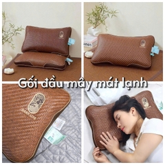 Gối đầu mây mát lạnh BOYU COOL chống đau cổ vai gáy kèm ruột kích thước 32x52cm