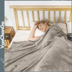 [Chăn Mỹ] Chăn Lông Thỏ AMARI Kích Thước Châu Âu 228x228cm Siêu Mềm Tuyệt Đối Không Rụng Lông