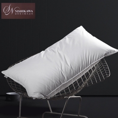 [Chính hãng Nishikawa] Gối Đầu Nishikawa Bông tinh khiết Microfiber Cao Cấp Trắng Êm Ái Thoáng Mát VuaChanGa