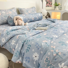 Bộ chăn ga gối lụa họa tiết Nishikawa