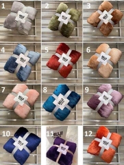 Chăn lông tuyết nhung dày blanket siêu ấm không rụng lông VuaChanGa
