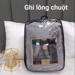 Chăn lông tuyết nhung dày blanket siêu ấm không rụng lông VuaChanGa