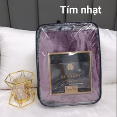 Chăn lông tuyết nhung dày blanket siêu ấm không rụng lông VuaChanGa